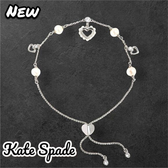 New NWT KATE SPADE New York Saturday shining spade slider bracelet - Picture 1 of 4